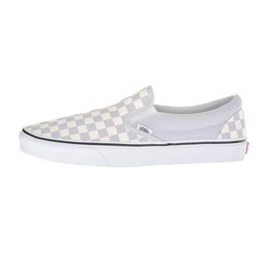 Vans Checkerboard Classic Slip On Size 9 Women in Gray Dawn/True White